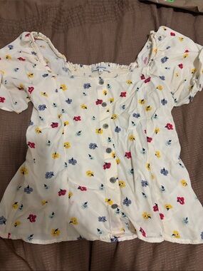 Madewell Floral Blouse